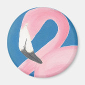 Flamingo-Magnet Magnet (Vorne)