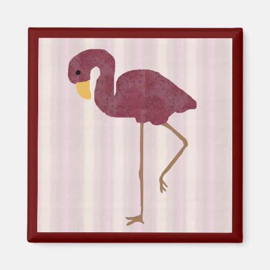 Flamingo-Magnet Magnet (Vorne)