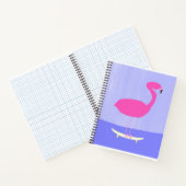 Flamingo Malkunst Notizblock (Innenseite)