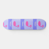 Flamingo Malkunst Skateboard (Horizontal)