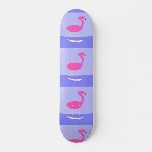 Flamingo Malkunst Skateboard (Vorne)
