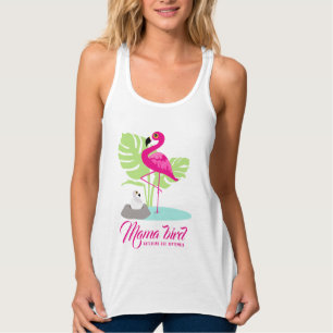Flamingo-Mama-Vogelschlupf aufgrund von T - Shirt