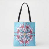 Flamingo Mandala Tasche (Vorderseite)