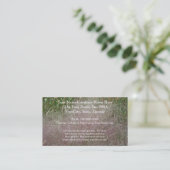 Flamingo Marsh Grass an der Shore Business Card Visitenkarte (Stehend Vorderseite)
