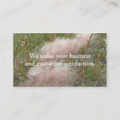 Flamingo Marsh Grass an der Shore Business Card Visitenkarte (Rückseite)