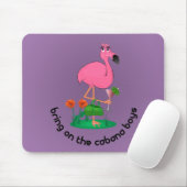 Flamingo-Mausunterlage Mousepad (Mit Mouse)