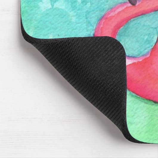 Flamingo-Mausunterlage Mousepad (Ecke)