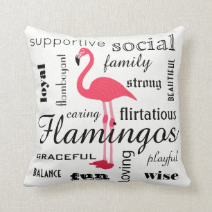 Flamingo Meaning Kissen