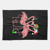Flamingo Merry Christmas Funny Flamingo Lover Gesc Geschirrtuch (Horizontal)
