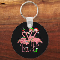 Flamingo Merry Christmas Funny Flamingo Lover Gesc