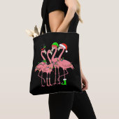 Flamingo Merry Christmas Funny Flamingo Lover Gesc Tasche (Von Nahem)