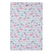 Flamingo Mini Clipboard - Rosa & Blau Klemmbrett (Rückseite)