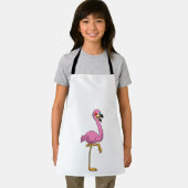 Flamingo mit Brille Schürze (Insitu)