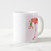 Flamingo mit Cocktail Jumbo-Tasse (Vorderseite Rechts)