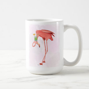 Flamingo mit Cocktail Kaffeetasse