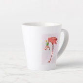 Flamingo mit Cocktail Milchtasse (Rechte Ecke)