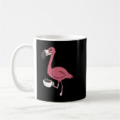Flamingo mit Coffee Funny Coffee Drink Flamingo Kaffeetasse (Links)