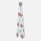 Flamingo mit einem Scarf Krawatte (Rückseite)