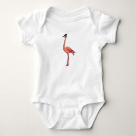 Flamingo mit Hat Baby Strampler