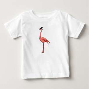 Flamingo mit Hat Baby T-shirt