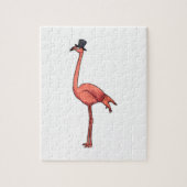 Flamingo mit Hat Puzzle (Vertikal)