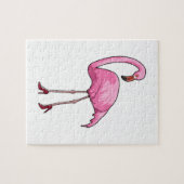 Flamingo mit hohen Absätzen Puzzle (Horizontal)