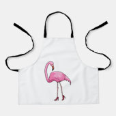 Flamingo mit hohen Absätzen Schürze (Vorderseite)