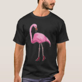 Flamingo mit hohen Absätzen T-Shirt (Vorderseite)