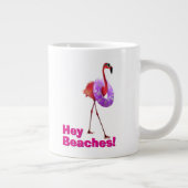 Flamingo mit innerer Tube Jumbo-Tasse (Rechts)