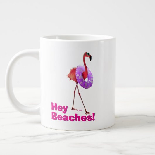 Flamingo mit innerer Tube Jumbo-Tasse (Links)
