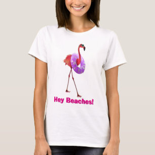 Flamingo mit innerer Tube T-Shirt