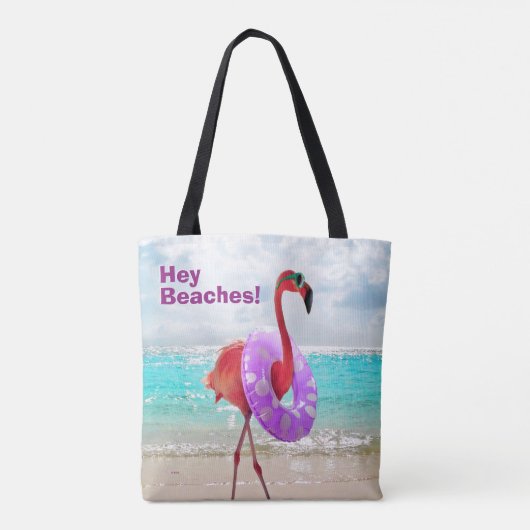 Flamingo mit innerer Tube Tasche (Rückseite)