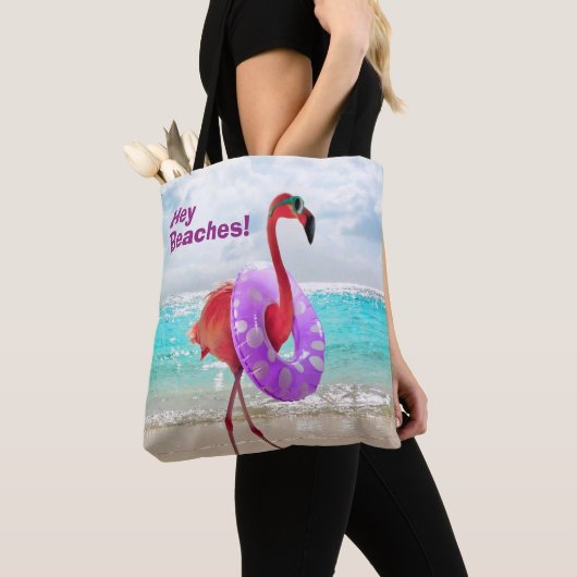 Flamingo mit innerer Tube Tasche (Von Nahem)