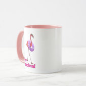 Flamingo mit innerer Tube Tasse (Vorderseite Links)