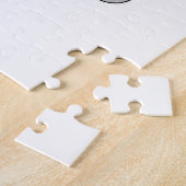 Flamingo mit Kaffee-Cup Puzzle (Seite)