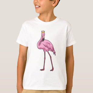 Flamingo mit Krone T-Shirt