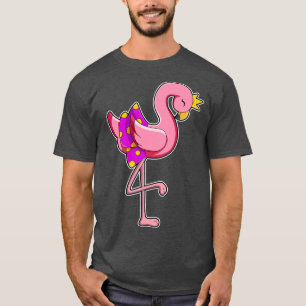 Flamingo mit Kronenrock T-Shirt