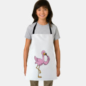 Flamingo mit Lipstick Schürze (Insitu)