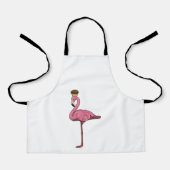 Flamingo mit Muffin Schürze (Vorderseite)