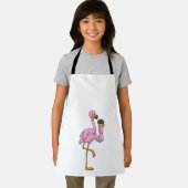 Flamingo mit Muffin Schürze (Insitu)