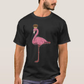 Flamingo mit Muffin T-Shirt (Vorderseite)