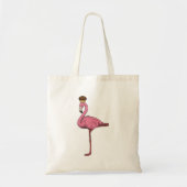 Flamingo mit Muffin Tragetasche (Vorne)
