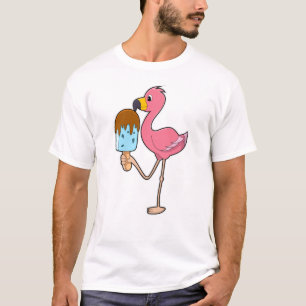 Flamingo mit Popsicle T-Shirt