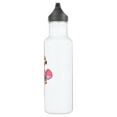 Flamingo mit Purse Edelstahlflasche (Rechts)