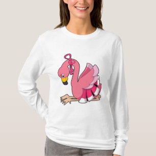Flamingo mit Ribbon T-Shirt