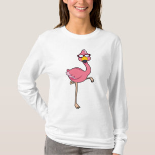Flamingo mit Sonnenbrille T-Shirt
