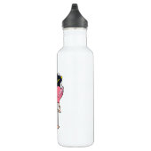 Flamingo mit Umbrella Edelstahlflasche (Rechts)