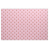 Flamingo mit Weihnachtsmannmütze und Wreath Stoff (Yard (91,4 cm))