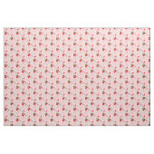 Flamingo mit Weihnachtsmannmütze und Wreath Stoff (Yard (91,4 cm))