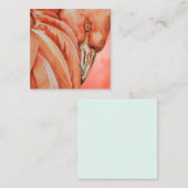 Flamingo Mitteilungskarte (Vorne/Hinten)